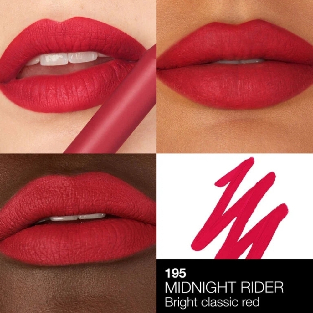 NARS Powermatte High Intensity Lip Pencil: Midnight Rider (195) .08oz, NIB - Picture 2 of 6